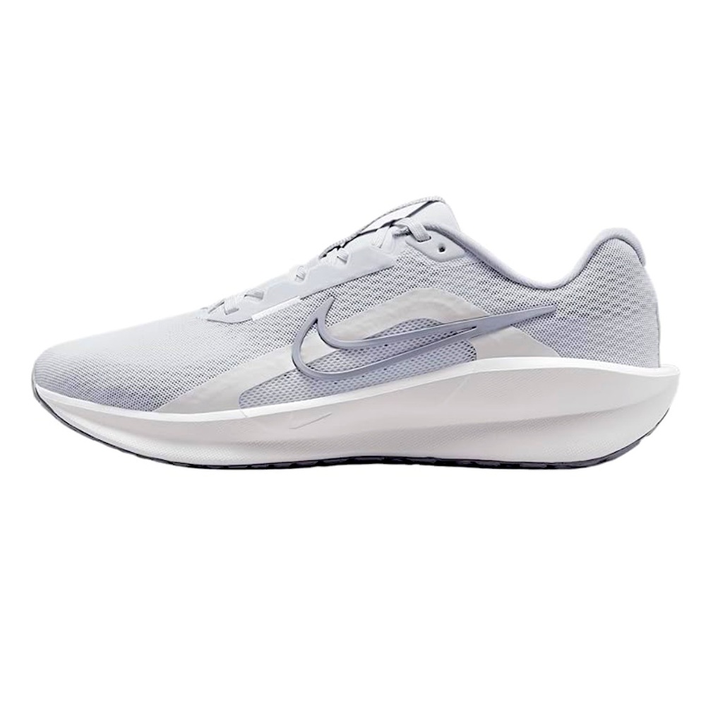 Nike Downshifter Mens 7.5 gray/silver Lace Up Athletic Running Training Sneakers